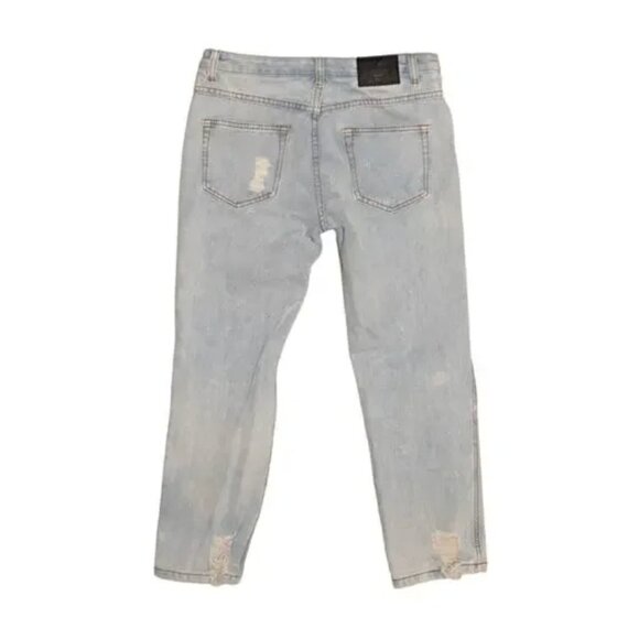 UNIF Ripped Knees Jean in Light Wash / Size 25 - Picture 2 of 6